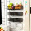 Magnetic Basket Organizer Holder for Fridge Magnetic Storage Bin Box Containers for Refrigerator Whiteboard Classroom