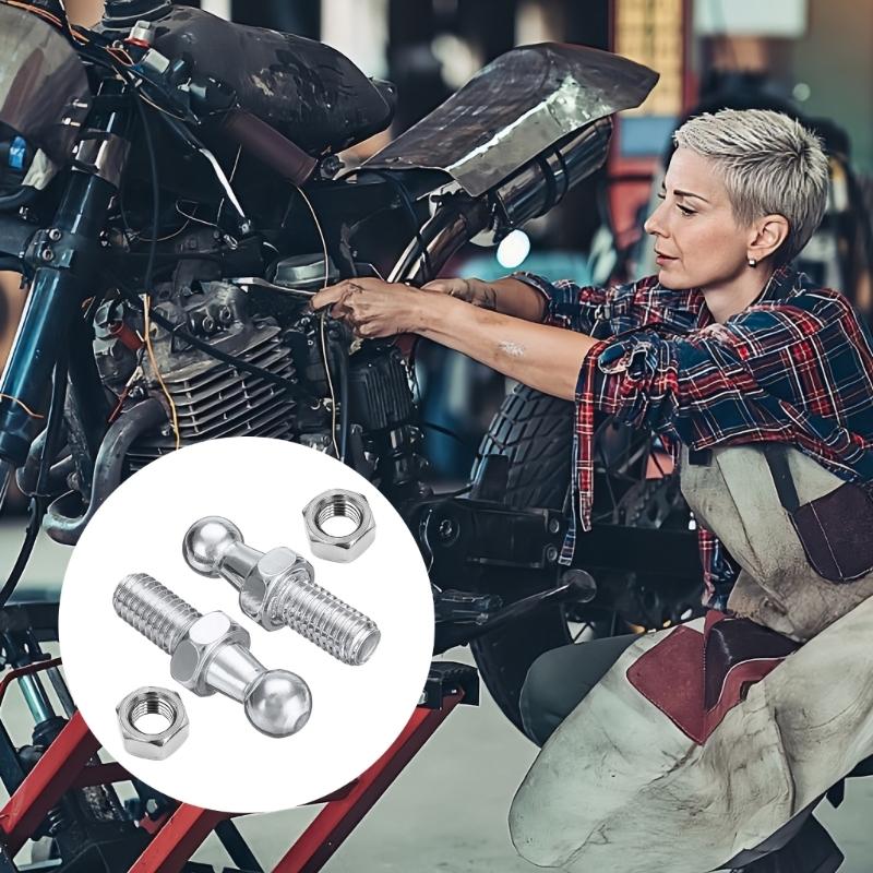 31BC Gas Strut Mounting Bolt Ball with Hardware Nut for Most Vehicles Gas Struts Ball Bolt 6mm/8mm