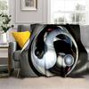 Chinese 3D Tai Chi Bagua Yin Yang  Blanket,Soft Throw Blanket for Home Bedroom Bed Sofa Picnic Travel Office Cover Blanket Kids