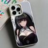 Чехол для телефона Wuthering Waves Baizhi для iPhone 17 16 15 14 13 12 11 Air Pro Max Plus, Желейный, Двухслойный, Белый