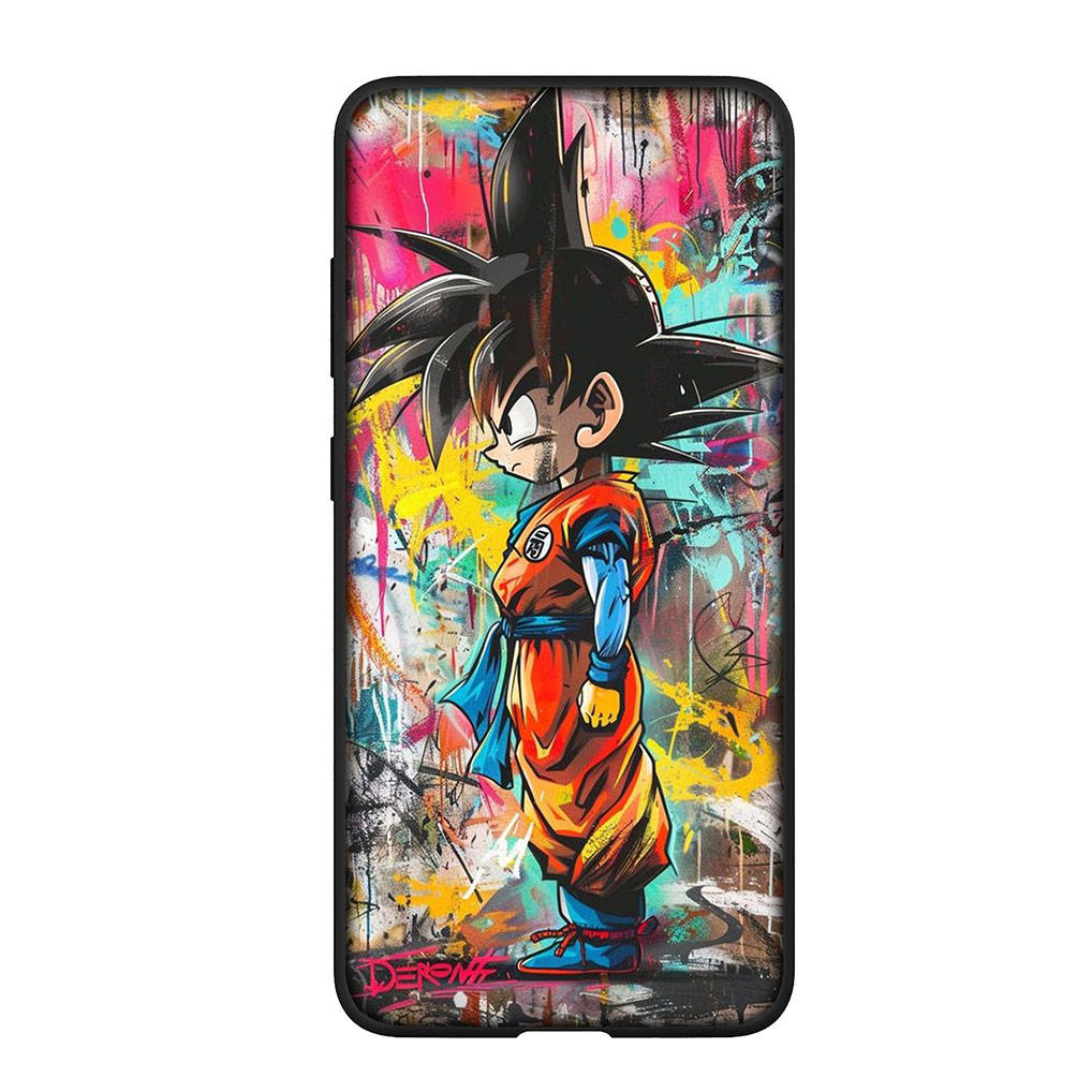 For Samsung Galaxy S24 S23 iPhone 15 14 Xiaomi Redmi Note 13 12 11 8 Plus 10 9 Pro Max X XR Phone Case Super Goku Dragon Ball DragonBall OPPO Huawei