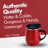 GRANDTIES Premium Vacuum Insulated Mug, 460ml - Easy-Open Slide Lid & Available in 19 Colors, Stainless Steel, Double-Wall Vacuum Insulation, Keeps Dr