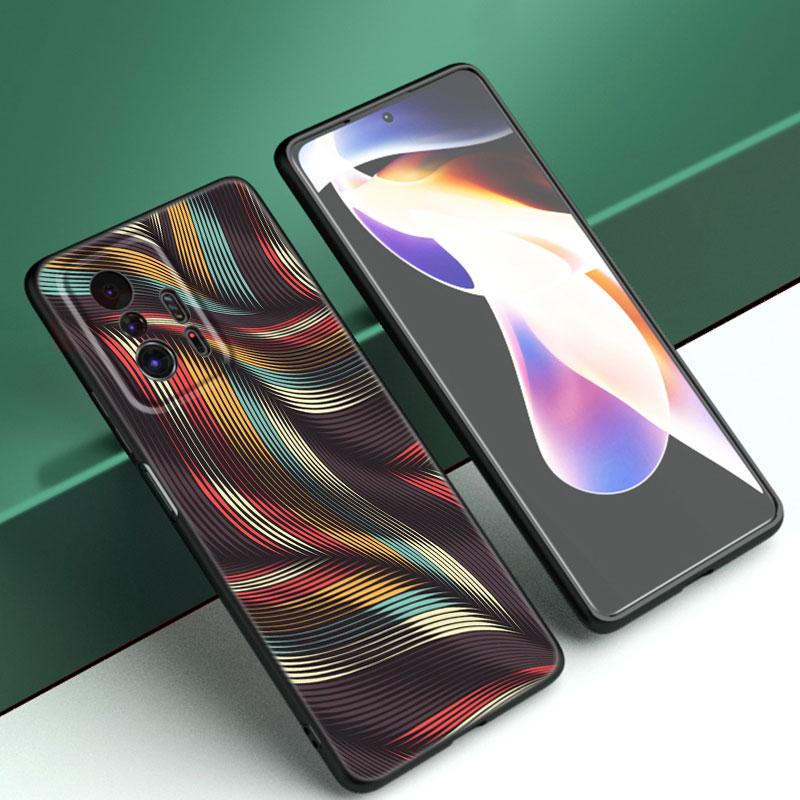 Эстетический чехол для телефона из африканского воска Fabic для Xiaomi Mi A2 8 9 SE Note 10 10T 11 12 Lite 9T 11T 12S 12T Pro A3 6X 12X, черный чехол