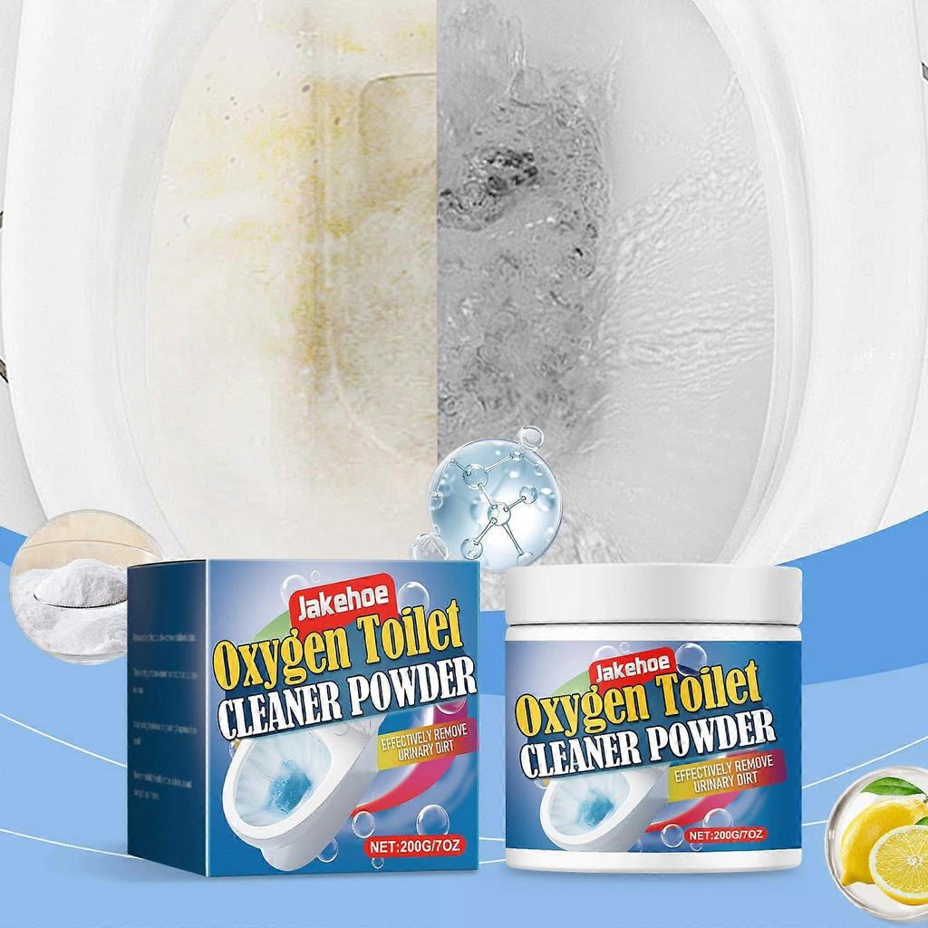 Toilet Foam Cleaning Powder Foaming Odour Stain Limescale Remover
