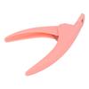 Nail Art Clipper Manicure Nail Tip Cutter Robust Simple Operating Fake False Nail Trimmer for DIY Pink