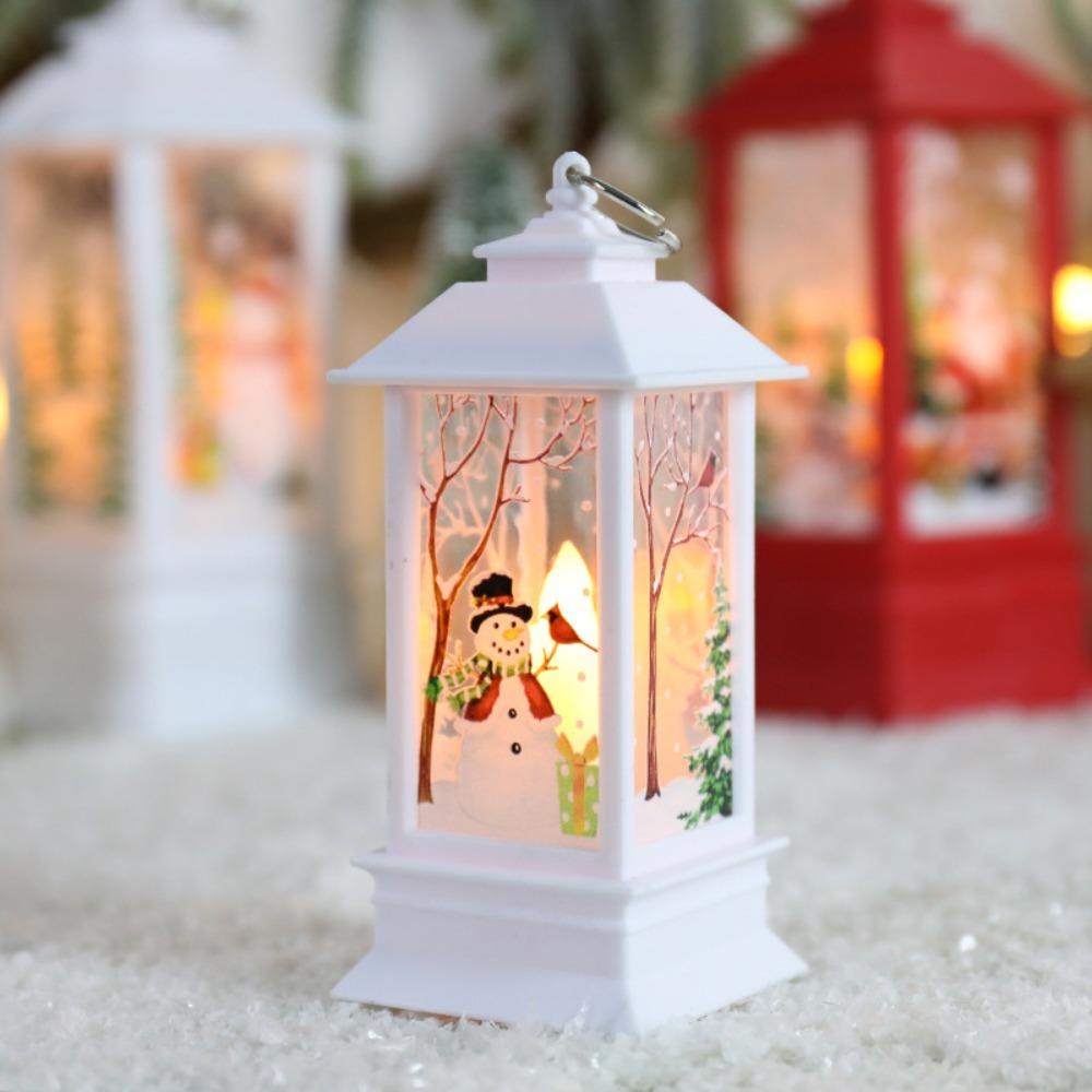 Handheld LED Lights Christmas Lantern Tabletop Decor Light Decoration Light  Christmas Decorated
