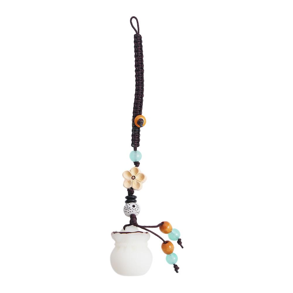 Phone Accessory Good Luck Fortune Wealth Charm Lanyards Mobile Rope Bag Pendant Phone Strap