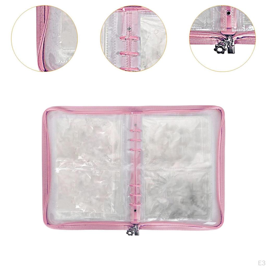 Книга-органайзер для ювелирных изделий с понятным дизайном для хранения сережек и брошей