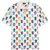 Polo Classic Fit All Over Print Mesh Polo Shirt Men Tops White 710864994-001