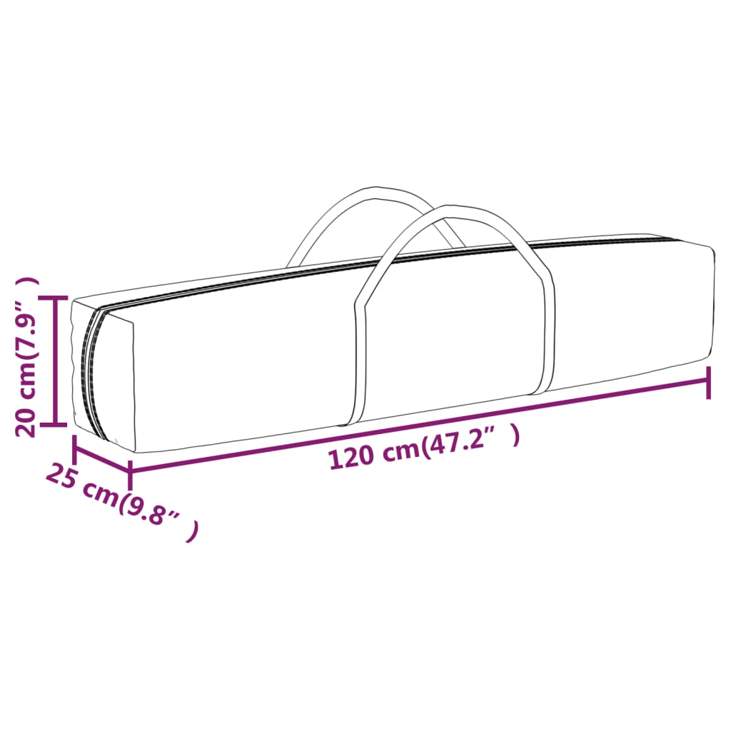 Foldable Party Tent White 2x2 m