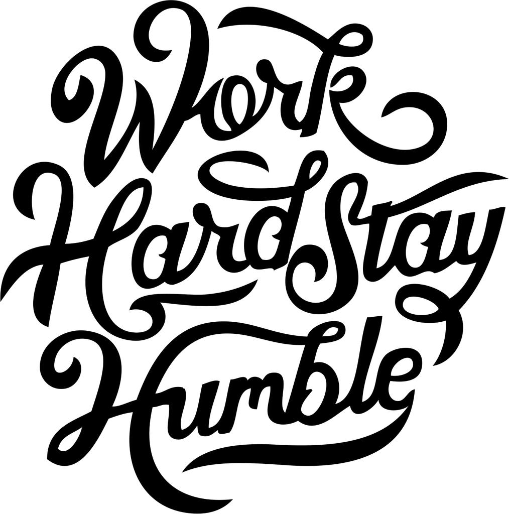 Printtoo Work Hard Stay Humble Круглый деревянный резиновый штамп Изготовление текстильных штампов-2