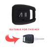 Силиконовый чехол с 2 кнопками и прямой пластиной, защитный чехол для автомобильного ключа для Opel Vauxhall Holden Tigra Omega