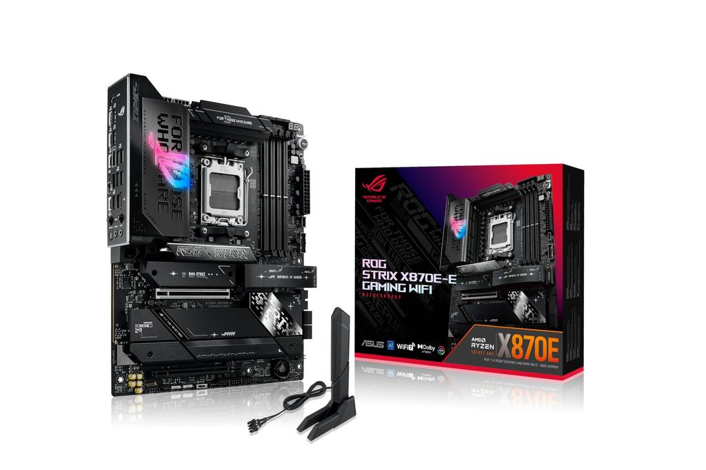 Asus AMD Socket AM5 Compatible X870E ATX Motherboard 9000 & 8000 & 7000 Series/ROG STRIX X870E-E GAMING WIFI Domestic Authorized Distributor Product