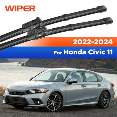 Для Honda Civic 11 FE FL -2024 Дворники Передние Стеклоочистители Лобовое Стекло Окно Щетка 24"+19"