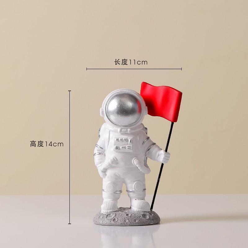 Креативный красный флаг астронавт украшение гостиной винный шкаф простое украшение для дома украшение рабочего стола офиса