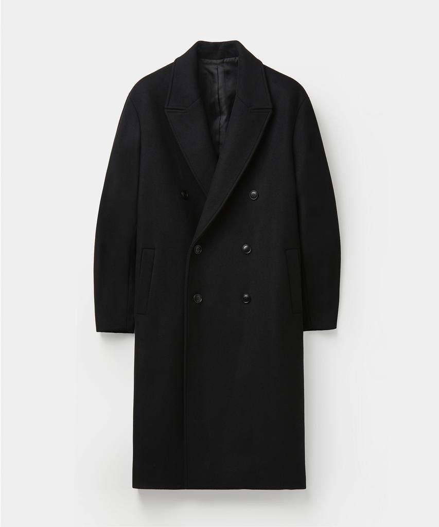 Coor Mtr Oversized Double Long Coat (Black)