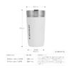 STANLEY Go Vacuum Tumbler Белый вакуумный изолированный стакан с крышкой из нержавеющей стали с термоизоляцией для кофе Можно мыть в посудомоечной машине Гарантия Японский 0,47 л