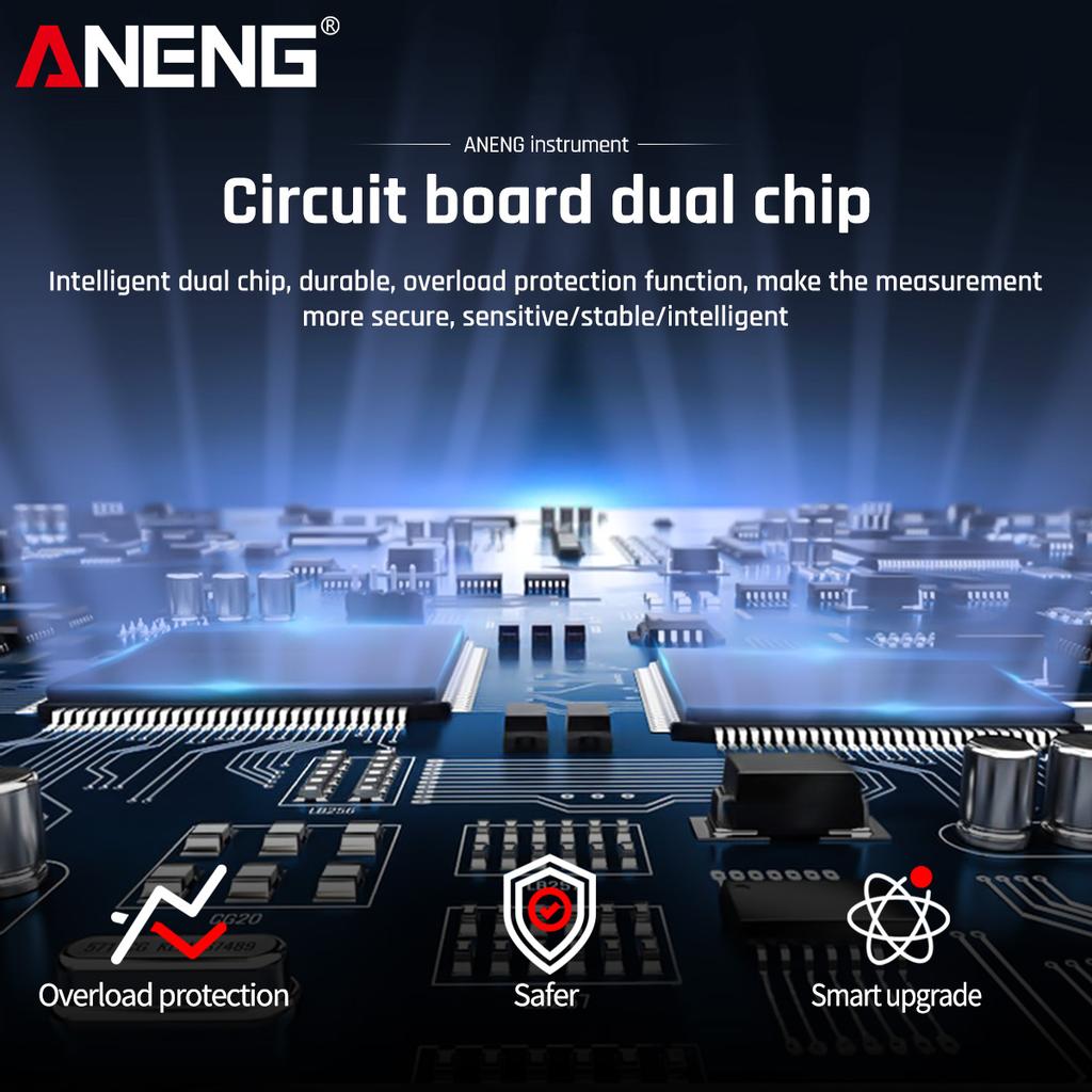 Aneng 4.7-Inch LCD Display AC/DC Digital Multimeter Ultraportable True-RMS Multimeter Auto-Ranging