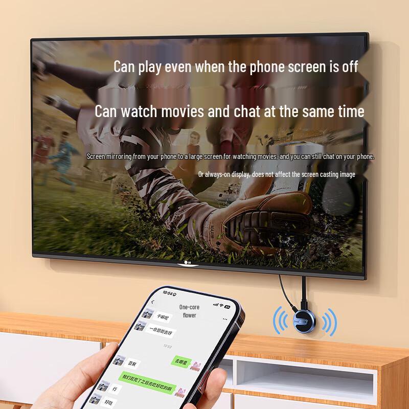 BIAZE Беспроводной HDMI-адаптер для дисплея 4K