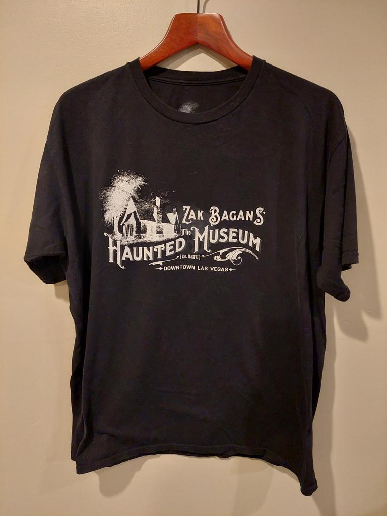 Футболка Zak Bagans Haunted Museum Размер XL Официальная Дом Ужасов Призраков Страшная Бу Уникальная Унисекс Футболка