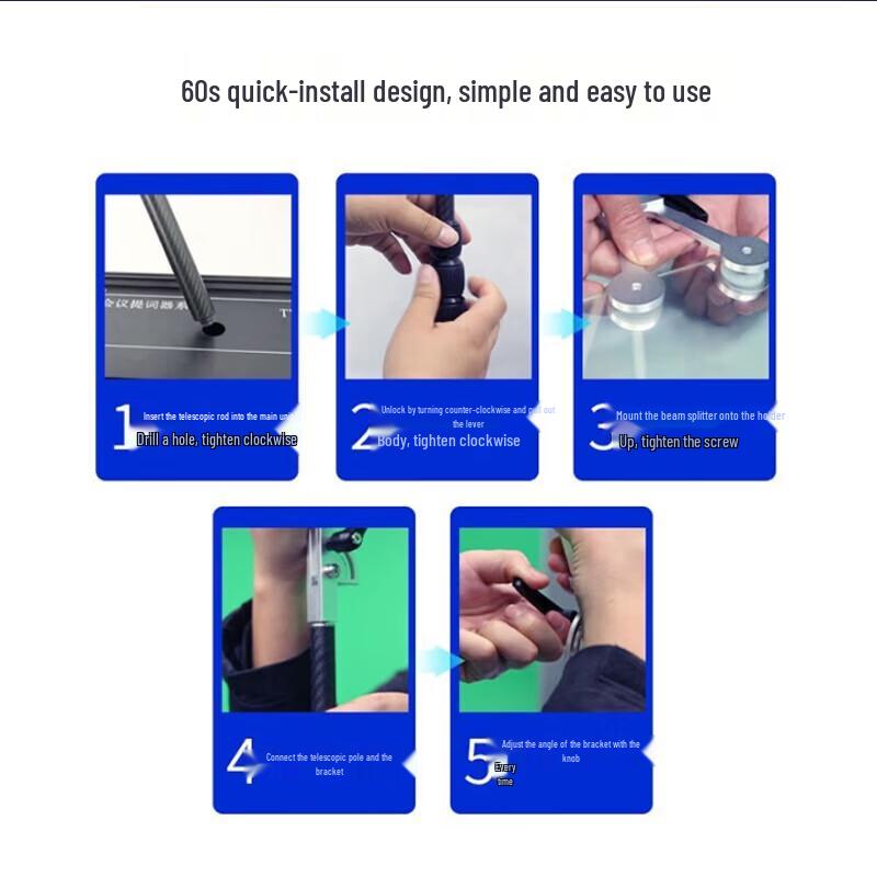 Tianying Shitong Portable Speech Teleprompter with Shockproof Case