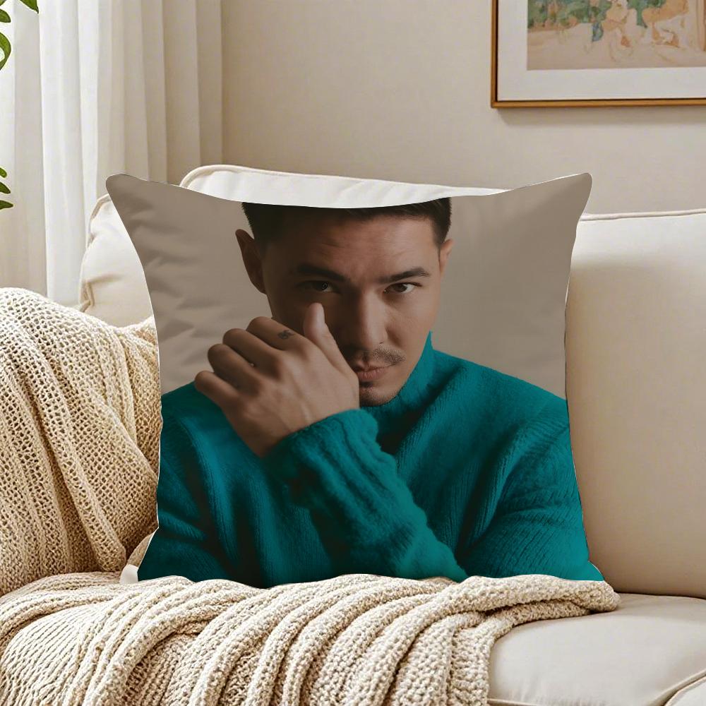 LLewis Tan Movie Star Peripheral Cushion Cover Pillowcase Antidustmite living Room Sofa Decor Cushion Room