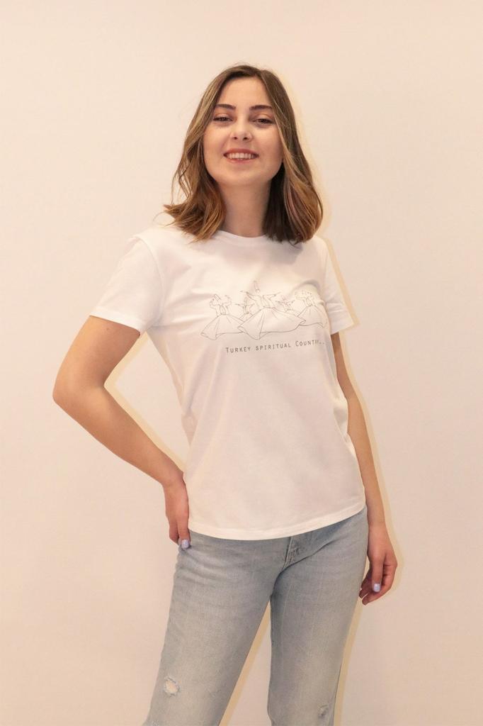 Женская стильная футболка большого размера, футболка с круглым вырезом, футболка из 100% хлопка