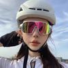 New Oversized Mirror Cycling Sunglasses Men Women Brand Designer Sun Glasses Outdoor Sports Driving Fishing UV400 Goggles