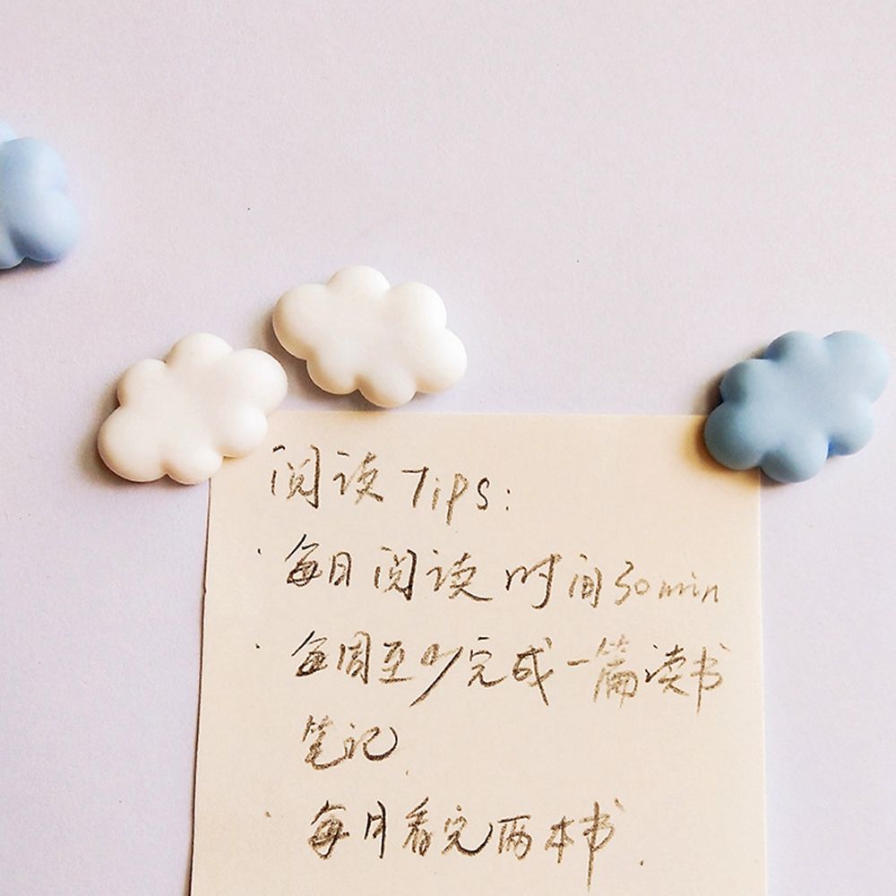 Sticker Message Cute Cloud Shape Whiteboard Magnets Home Decoration Fridge Magnet Fridge Decor