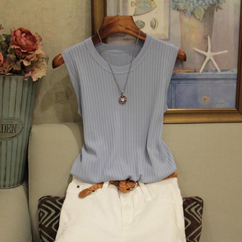Летняя женская блузка без рукавов, топы, тонкая шелковая женская футболка, женская модная новая белая футболка больших размеров, женская