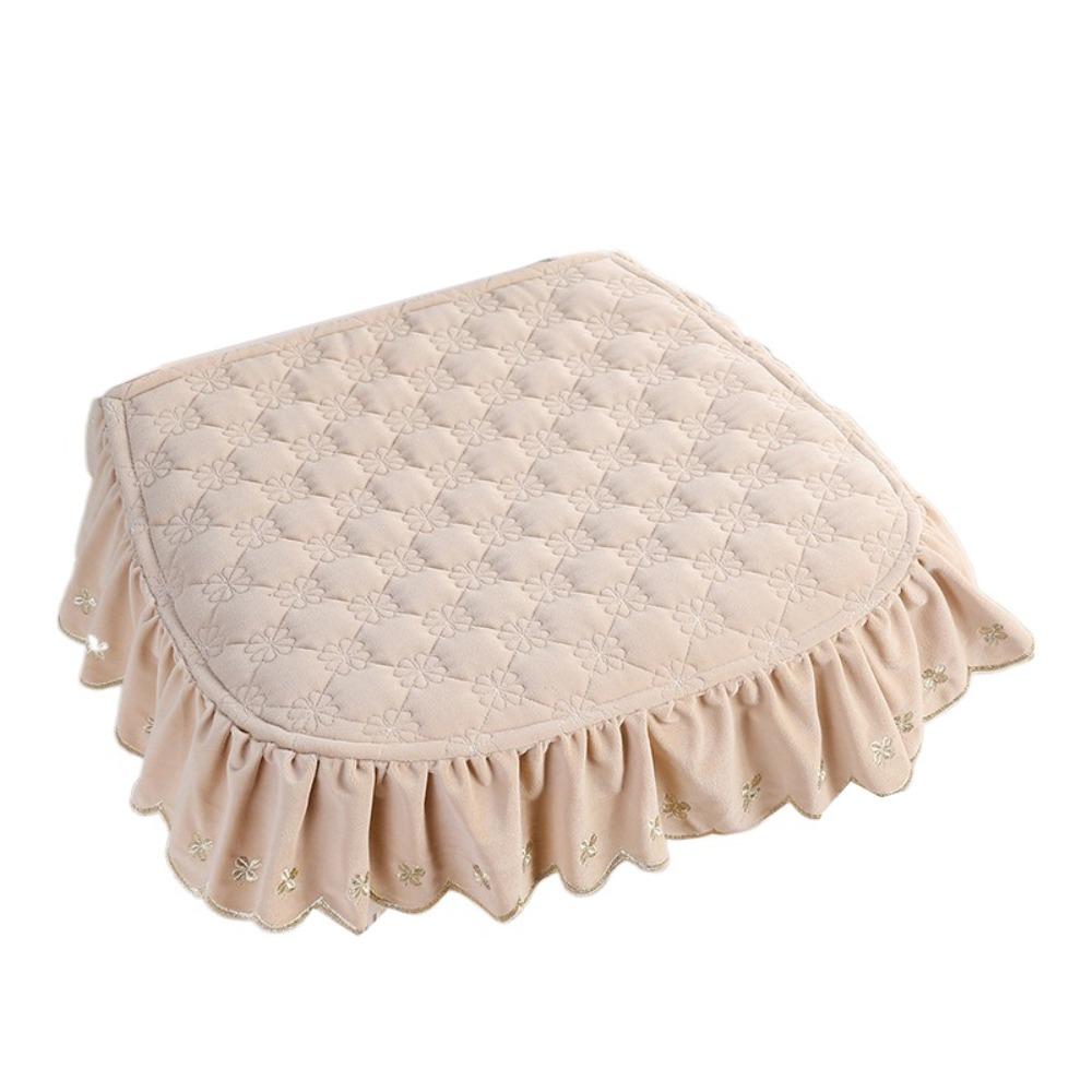 Нескользящая подушка на обеденный стул в пасторальном стиле 43x45см Зимняя студенческая подушка Общежитие