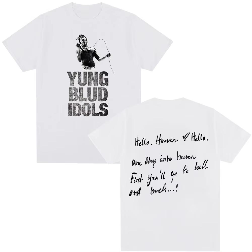 2025 Yungblud IDOLS Album Tour T Shirt Mens Women Hip Hop Short Sleeve T-shirt Casual Cotton Oversized Tees Shirt Top Streetwear