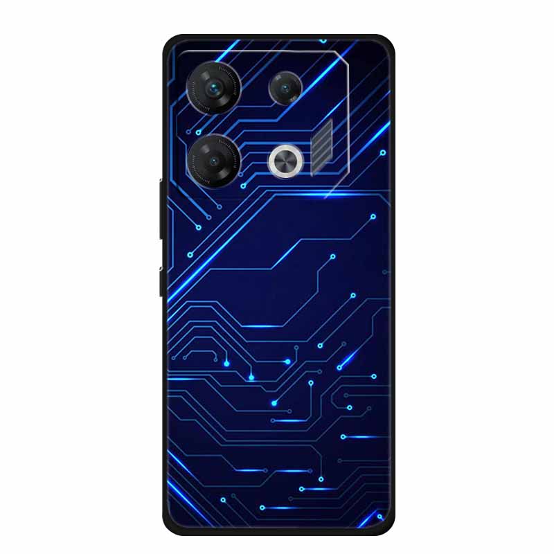 Чехол для Infinix GT 10 Pro Животные Мягкий ТПУ Силиконовый Чехлы для Телефона для Infinix GT10 Pro X6739 Задняя Крышка Ударопрочный Волк Новый Coque