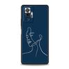 Simplicity Line Art Sun Moon Phone Case For Xiaomi Redmi Note 13 12 5G 9S 9 8 10 11 Pro 4G 9T 13C 12C 10C 9C 9A 7 Pro Soft Cover