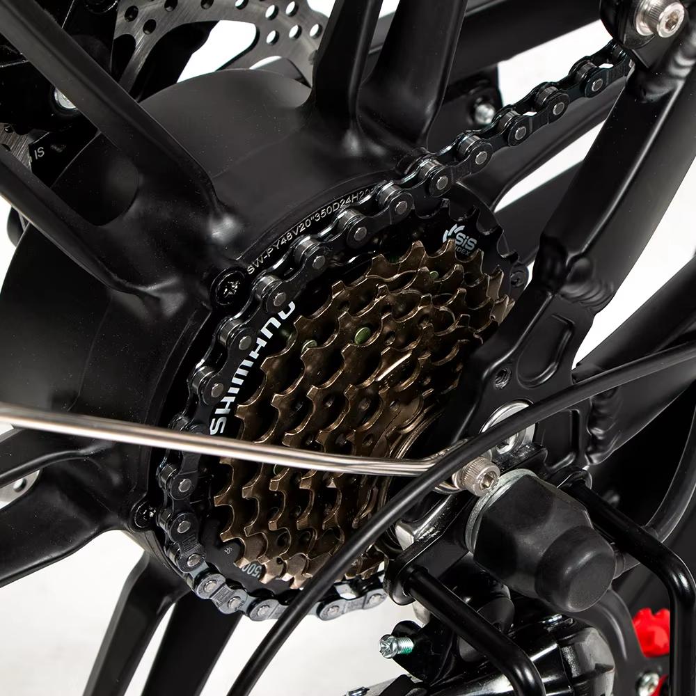 Ebike SAMEBIKE 20LVXD30-II Foldable Electric Bicycle for Adults 20 inch City E-bike with 48V 10.4Ah Removable Battery