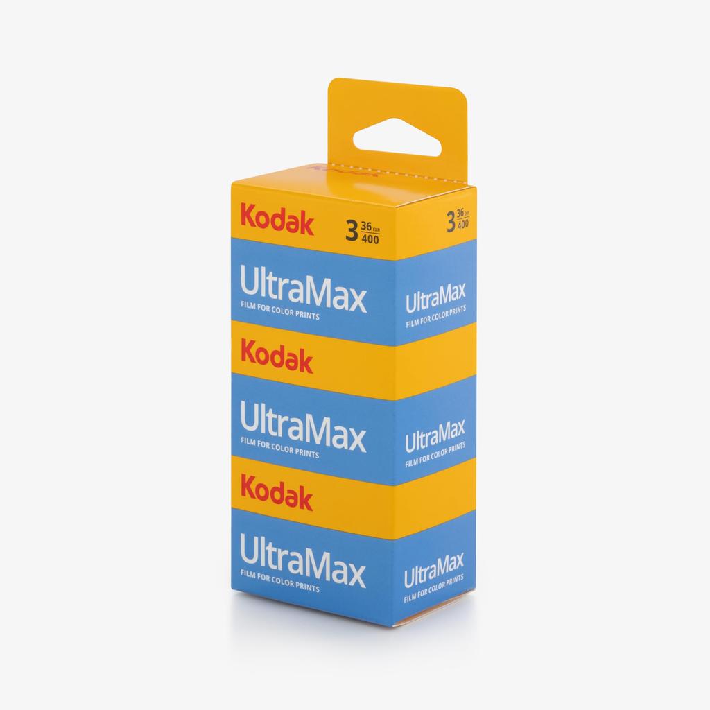 Kodak 35mm ULTRAMAX 400 Color Negative 36 1024389 Film, exposures, 3-roll set,