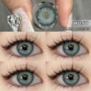 Eyeshare 2PCS Colored Eye Contact Lenses High Quality Fashion Blue Lenses Brown Natural Lenses Beauty Eye Contact Lenses
