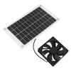 Solar Exhaust Fan IP67 Waterproof 10W 12V Solar Panel Ventilation Fan for Chicken Coop Shed Pet