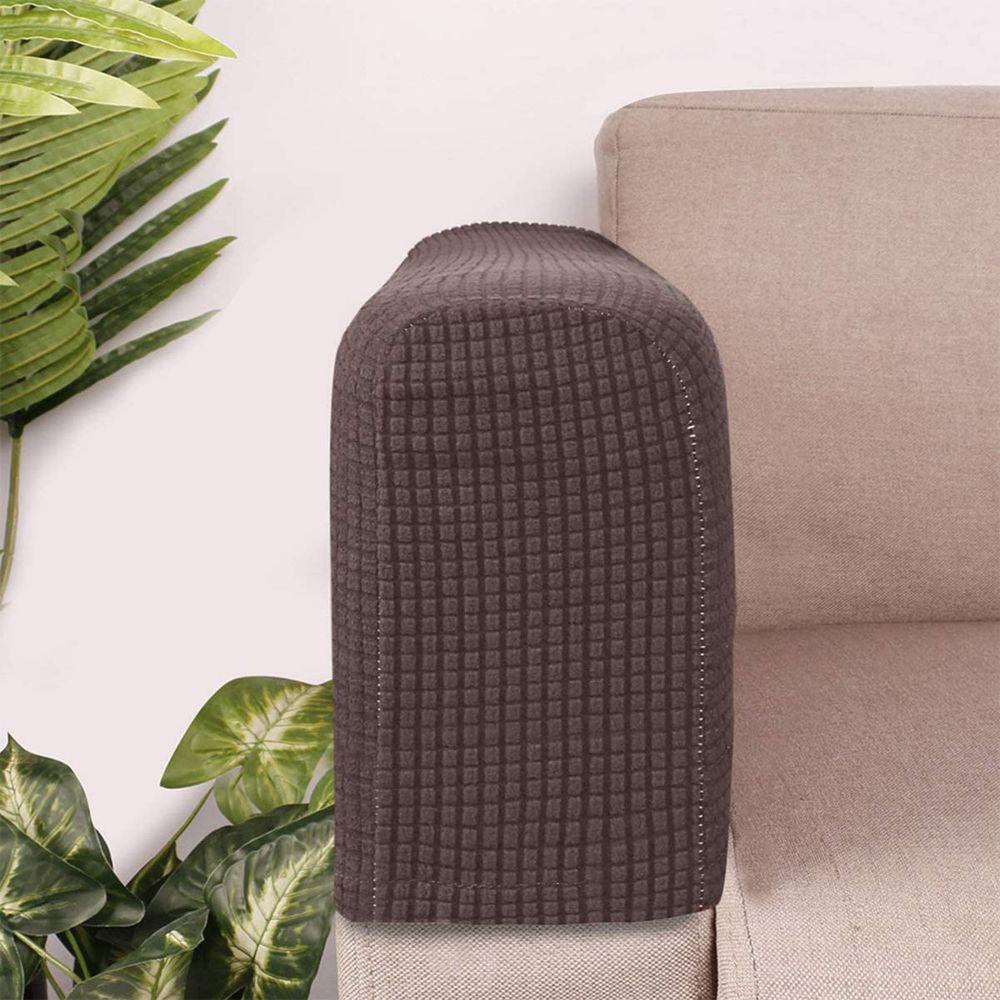 2PCS High Quality Stretchy Chair Armrest Covers Sofa Cover Couch Arm Protector Home & Living
