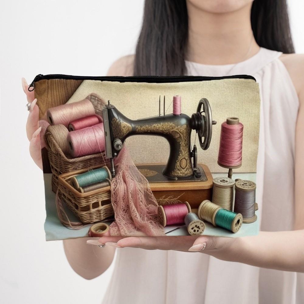 Floral Print Travel Makeup Organizer Large Capacity Toiletry Case Durable Cosmetic Bag Bridesmaid