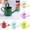 Delightful Light Blue Mini Flower Kettle Water Spraying Metal Pot For Outdoor Use