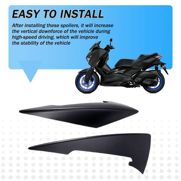 1 пара черных ветровиков для Yamaha XMAX300 2023-2024, Широкоформатный Боковой Профиль