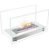 Tabletop Bioethanol Fireplace HOTEL TÜV White