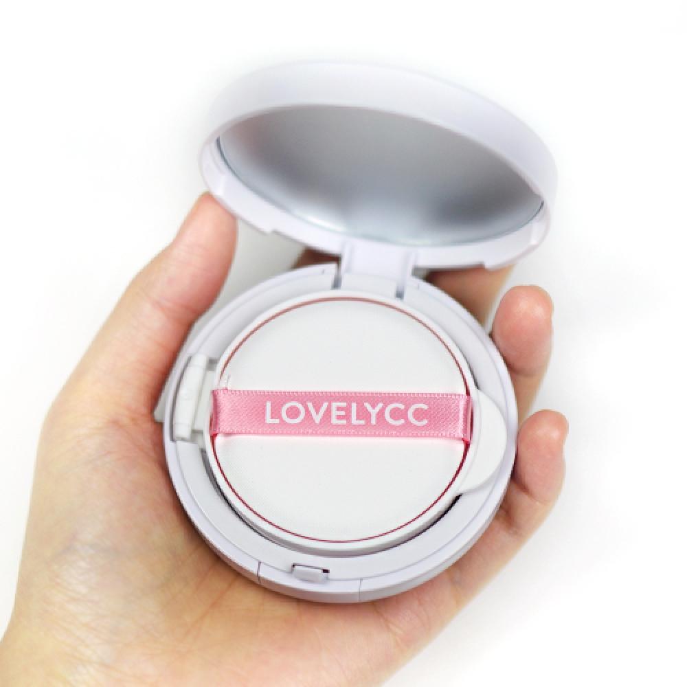 Lovelycc Pink Cover Essence Sun Cushion Spf50+ Pa+++ 15g
