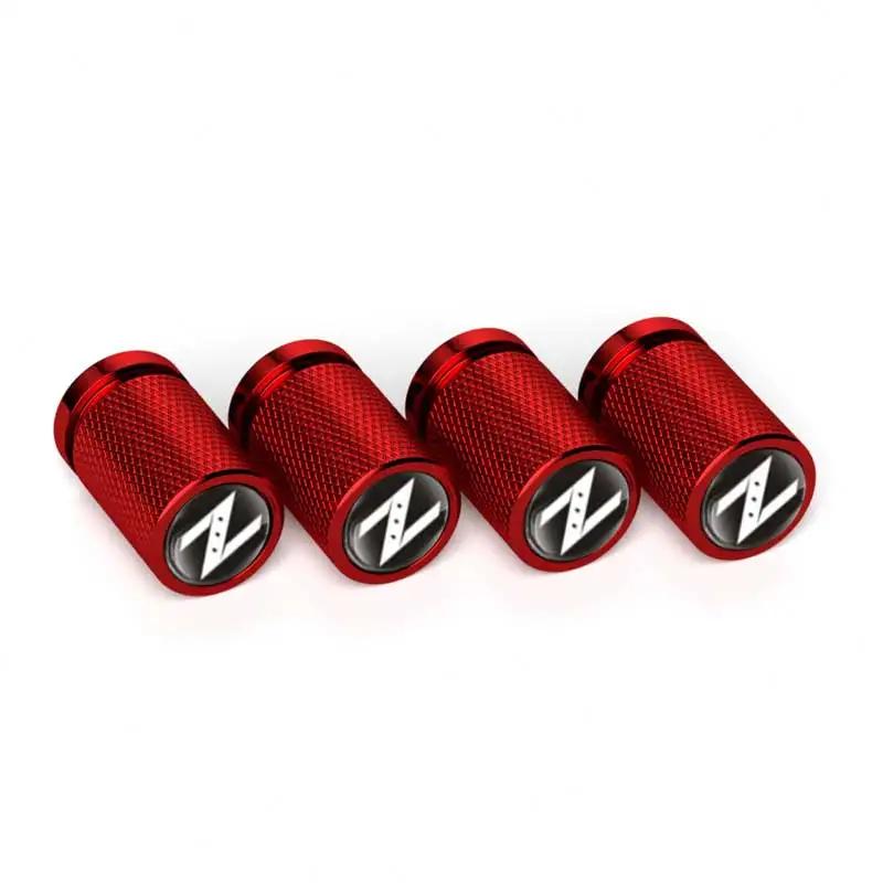 4Pcs Car for Nissan Wheel Tire Valve Caps Stem Protection Covers Micra Qashqai GTR Nismo 350Z Kicks Maxima X-Trail NV200 Versa