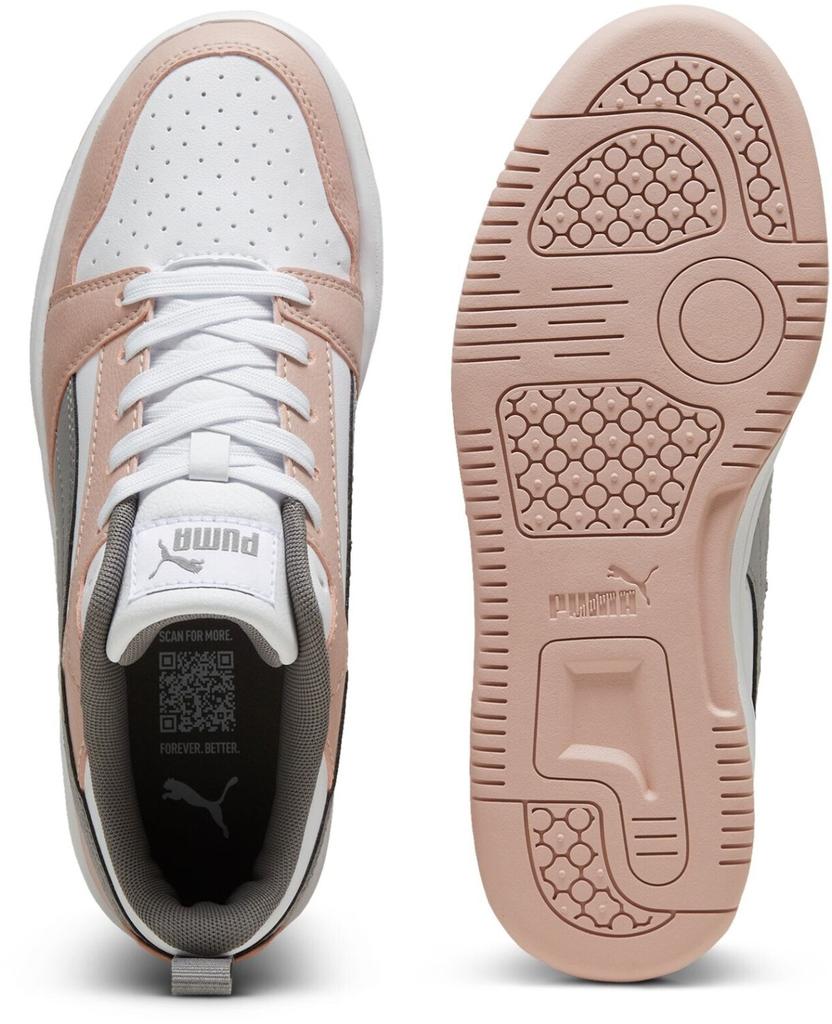 Кроссовки Puma Rebound V6 Low rose quartz/white/stormy slate