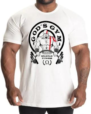 GODS GYM Фитнес Тренировки Тренажерный зал Отдых Футболка Мужская и Женская Люксовый Бренд Топ
