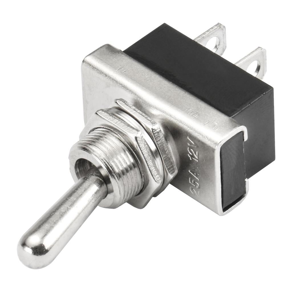 Heschen Металлический тумблер Flick Flip 12 В 25 А, KN3D-101, вкл./выкл. 2 положения 2 штырька для подсветки приборной панели автомобиля