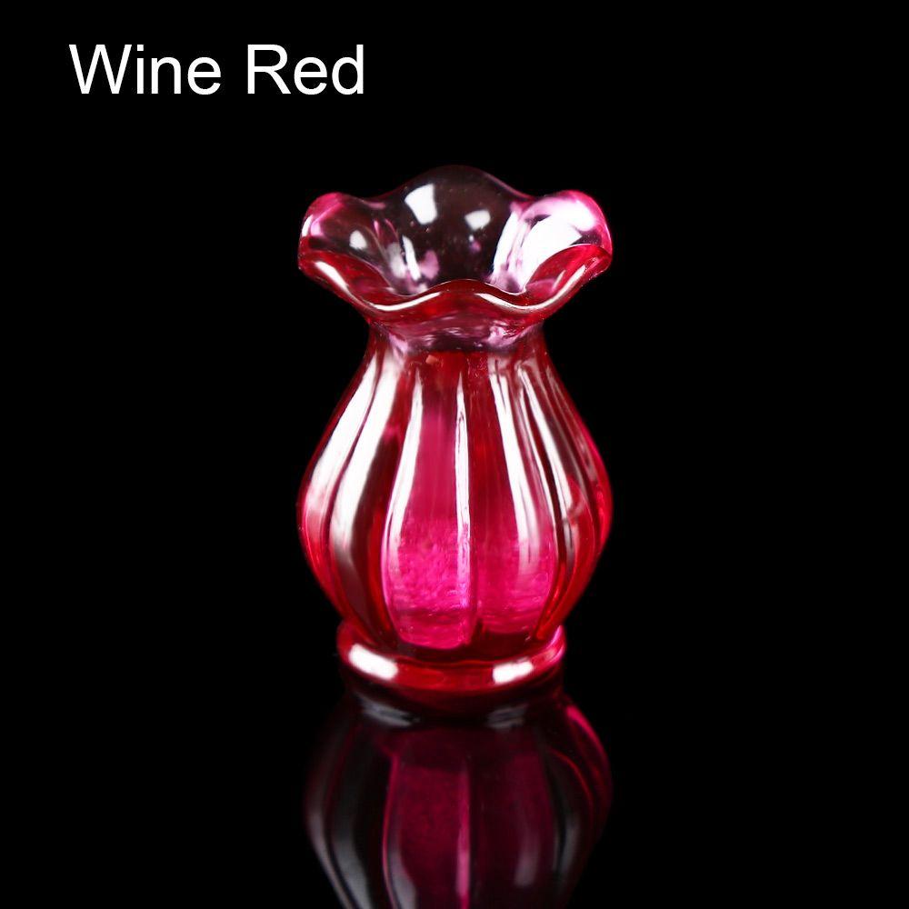 1:12 красочных кухонных украшений, мини-керамический горшок, кукольный домик, декор, миниатюры, ваза