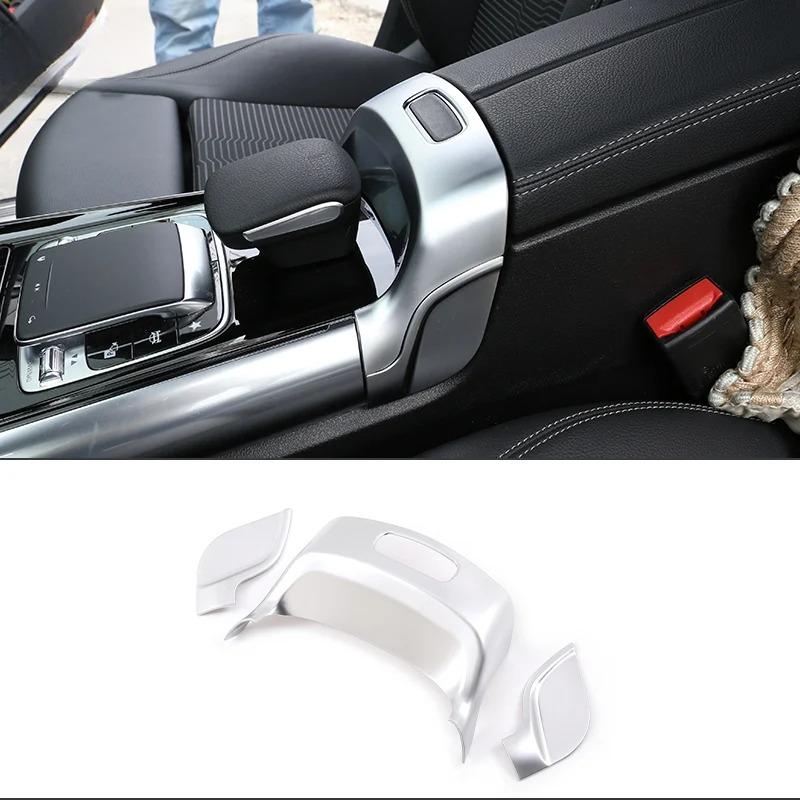 Car Armrest Box Switch Button Trim Cover Console Armrest Lock Cover Car Accessories For Benz B GLB GLA Class W247 X247 -